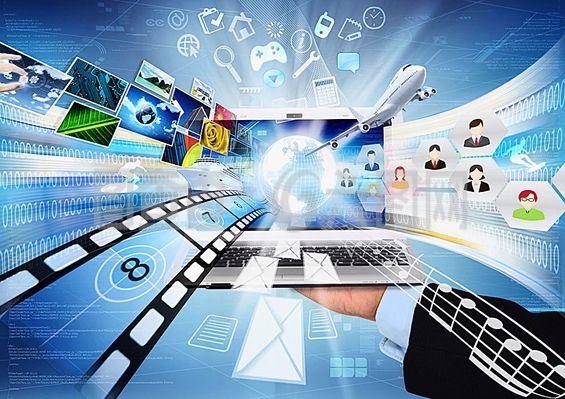 網絡科技背景素材